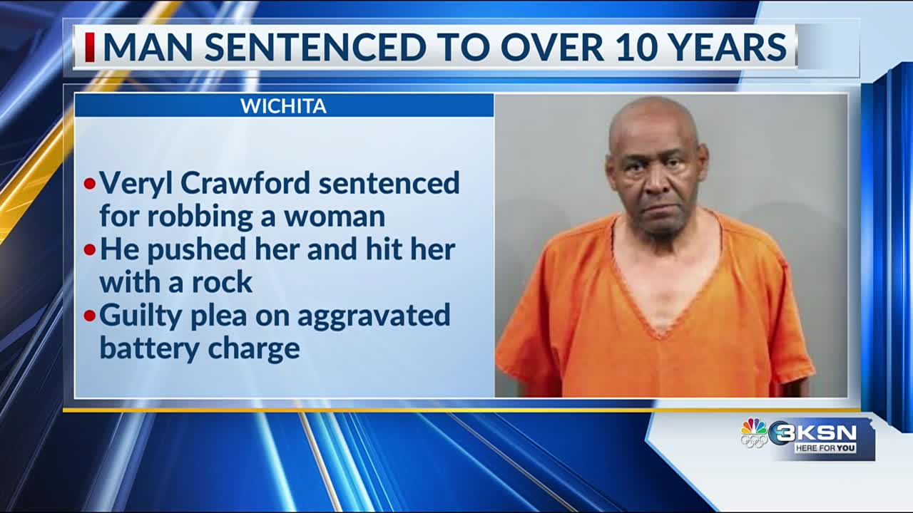 Wichita man gets 10 years for robbing, attacking woman outside business ...