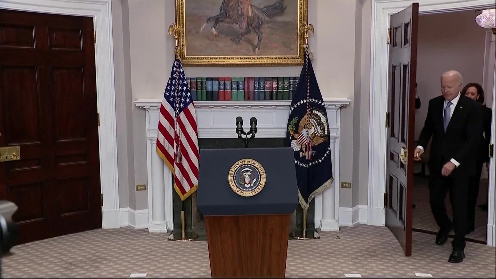 President Joe Biden gives remarks after Donald Trump assassination ...
