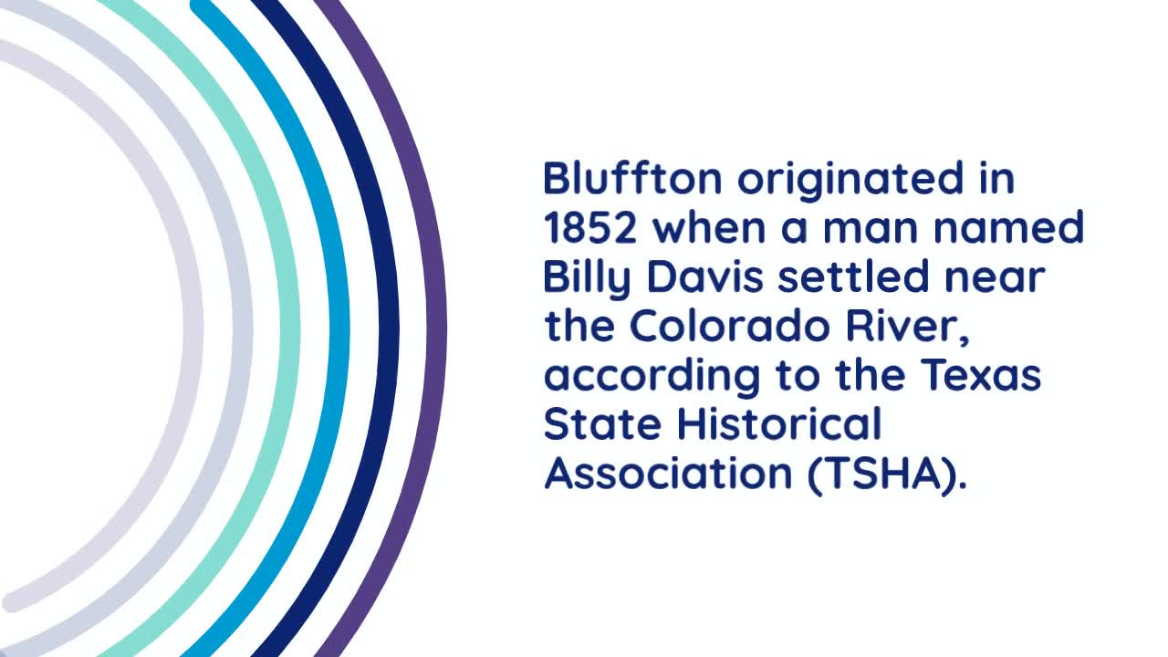 The history of Bluffton, Texas The underwater ghost town in Hill