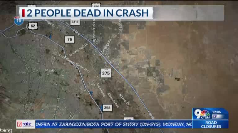 2 people dead in crash in far East El Paso – KTSM 9 News